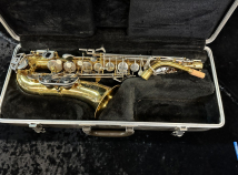 Selmer Bundy II Student Model Alto Sax in Gold Lacquer, Serial #859418